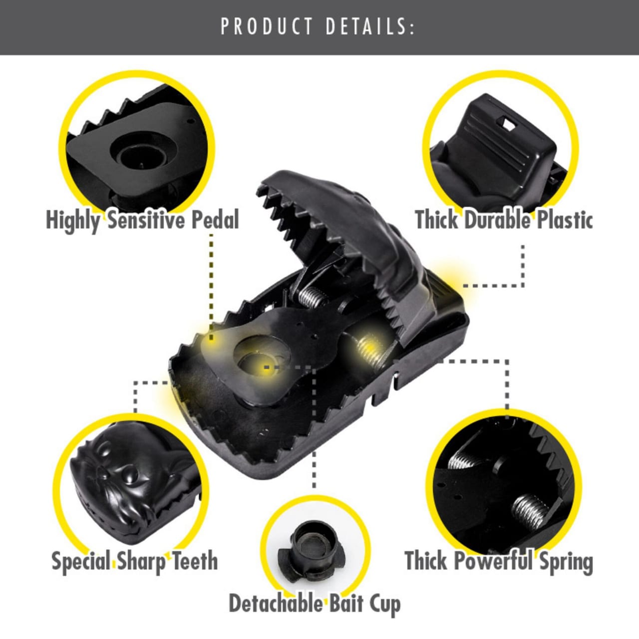 Fawverse Mouse Trap🐭 – Strong, Safe & Reusable🐁